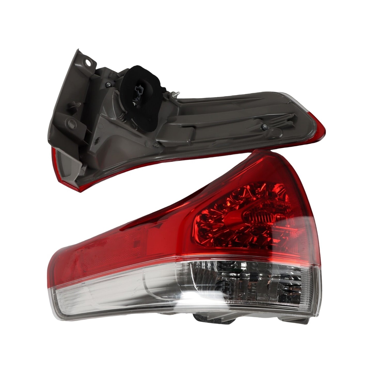 POLARPRA2pcs Tail lights Assembly for 2011-2014 Toyota Sienna TO2804107 TO2805107
