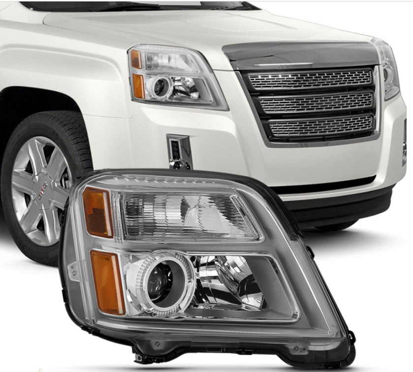POLARPRA 1pcs Headlight Assembly right For 2010-2015 GMC Terrain SL/SLT/SLE GM2503350 22915381 23319180 Clear+white+yellow