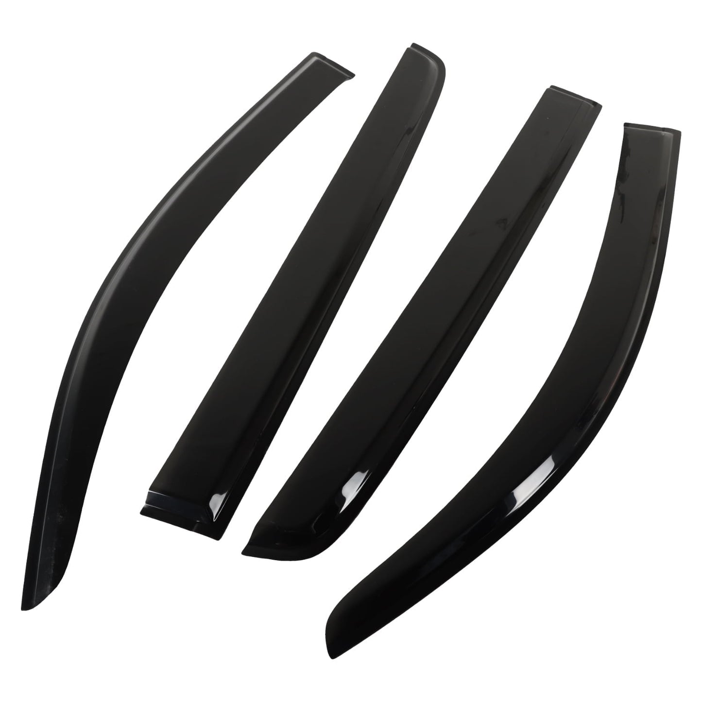 POLARPRA 4PCS Window Visors Deflectors Vent Guards Sun Wind Rain Shield Fits for 2016-2022 Toyota Tundra Crewmax