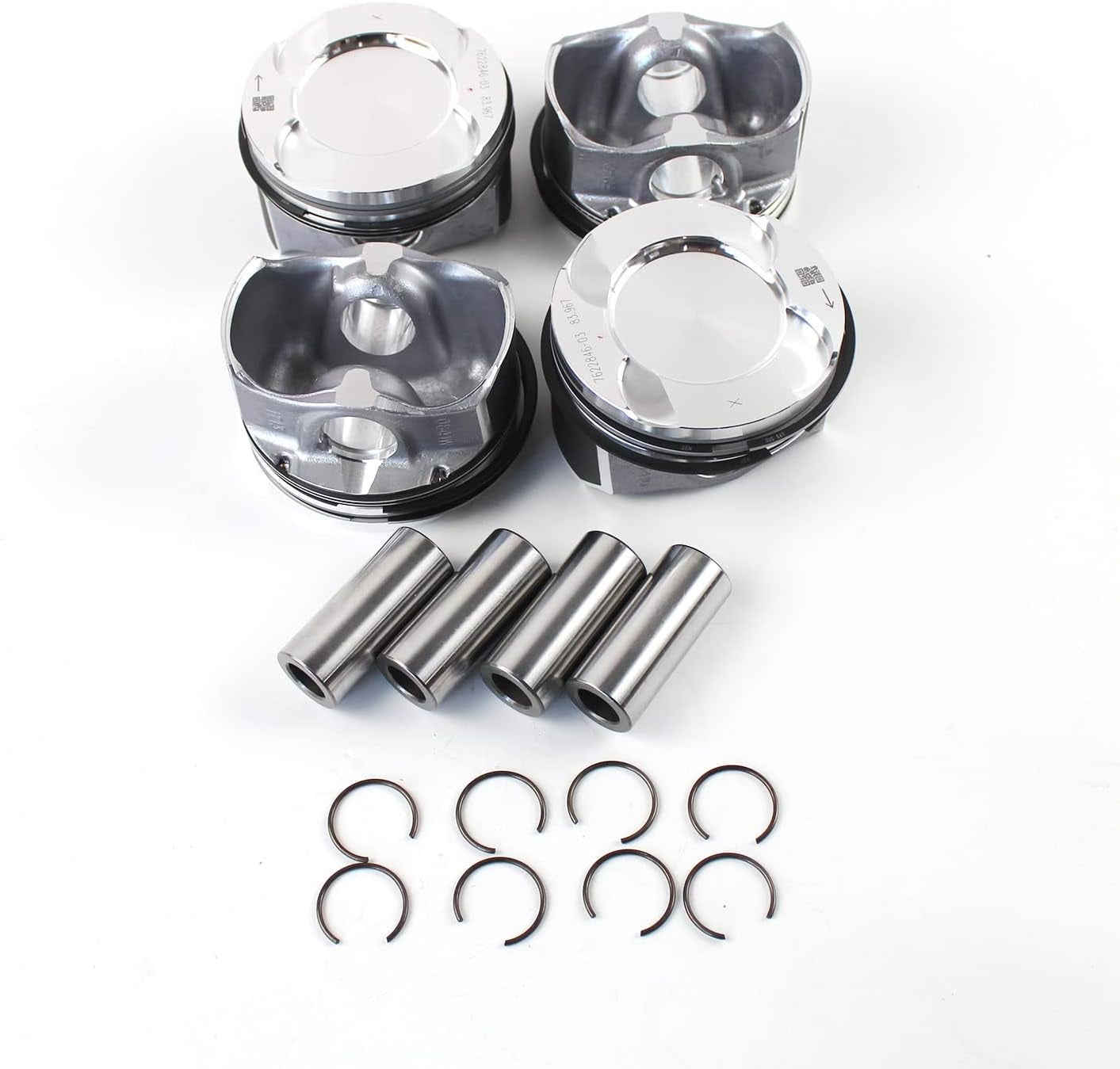 POLARPRA Engine Piston & Rings Set Kit Φ84mm/CR 10:1 for 328i 428i 528i X3 F30 F10 N20B20A 2.0T Aftermarket Parts