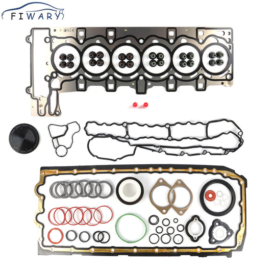 FIWARY 1 set Engine Overhaul Gasket Seals Kit For BMW 335i 135i E60 E90 E92 E89 E71 N54 3.0