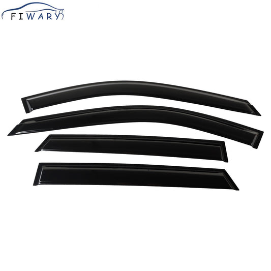 FIWARY 4PCS Window Visor Vent Shades Sun Rain Guard Deflector Fits for Mazda CX-5 2017-2023