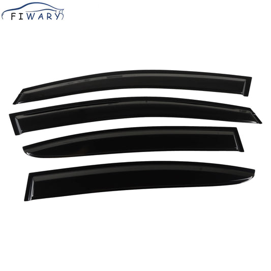 FIWARY 4pcs Window Visors Fits for 2015-2019 Subaru WRX STI Replacement Rain Sun Guard