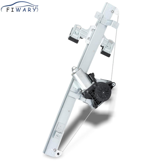 FIWARY 741-388 Window Regulator Driver Side Rear with Power Window Motor for GMC Silverado 1500 2500HD 3500HD GMC 1500 2500HD 3500HD 2007-2013