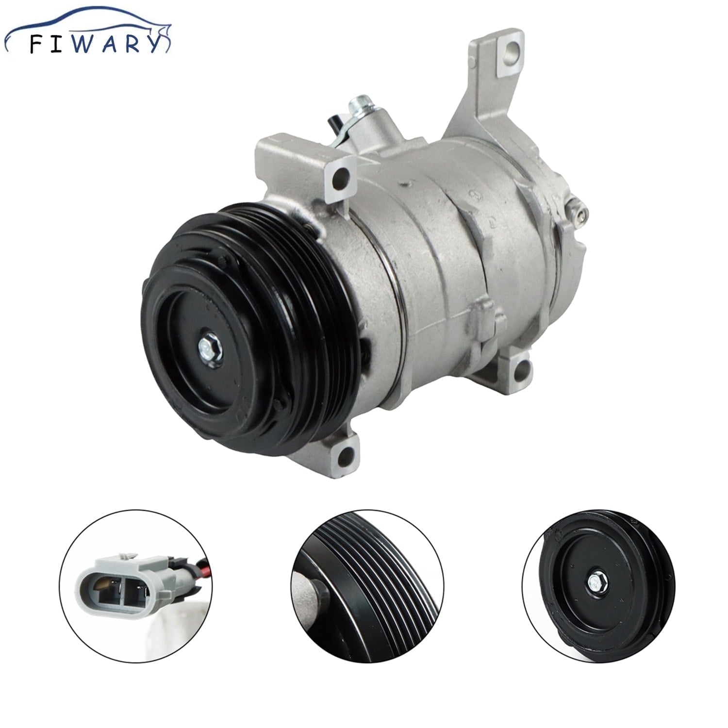 FIWARY AC Compressor CO 29002C Fits for 2001-2009 Escalade Tahoe GMC Yukon Canyon Sierra 1500 H2 H3 H3T