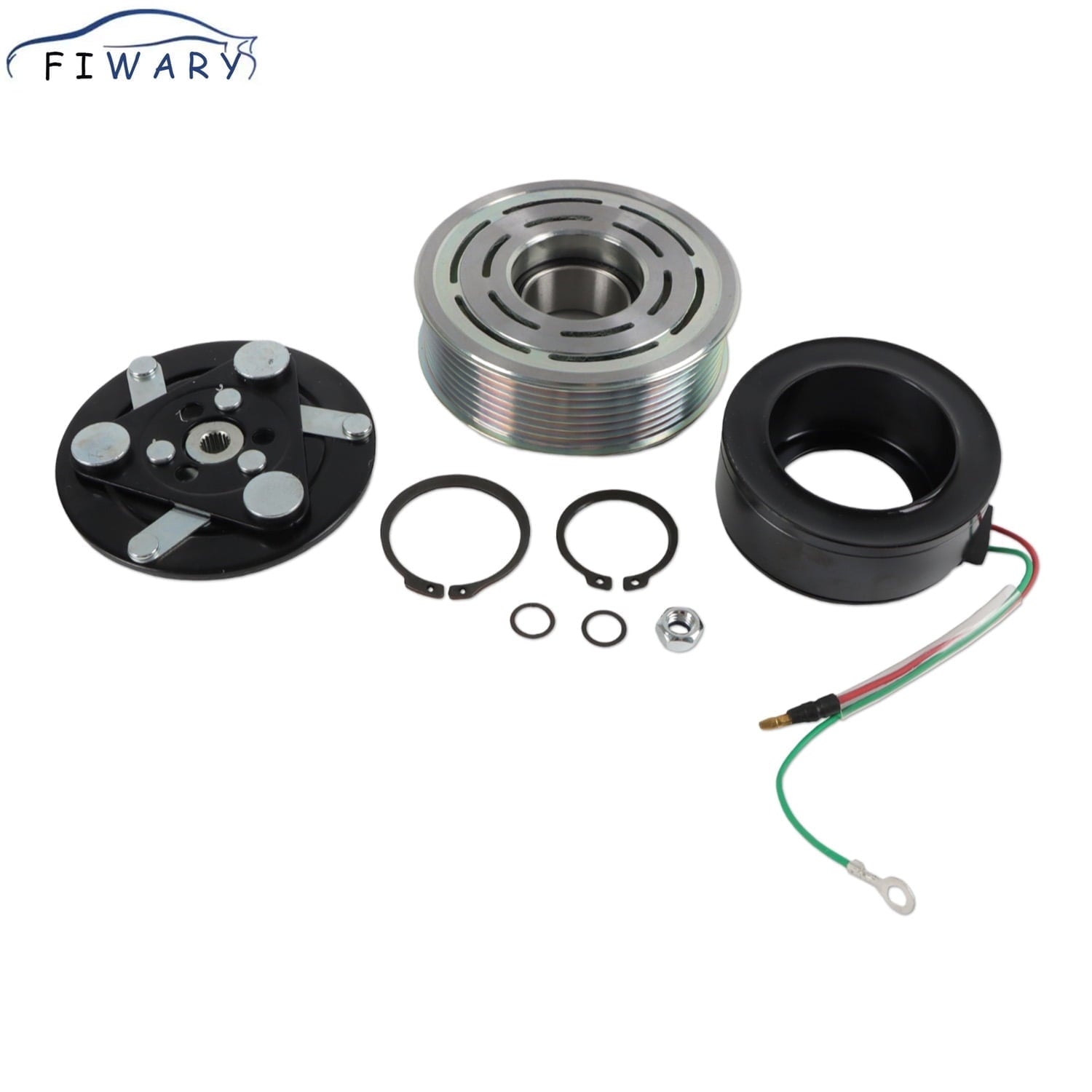 FIWARY AC Compressor Clutch Fits for 2007 - 2014 HONDA CR-V CRV 2.4L 80221-SNA-A01