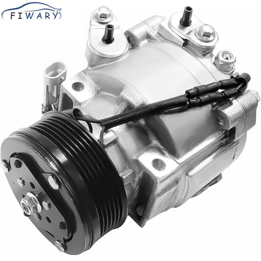 FIWARY AC Compressor Compatible with 2013-2021 Encore 2020-2021 Encore GX 2013-2020 Sonic 2013-2021 Trax A/C with Clutch Replacement for 98495 6513004 7513004 42783843 42733191