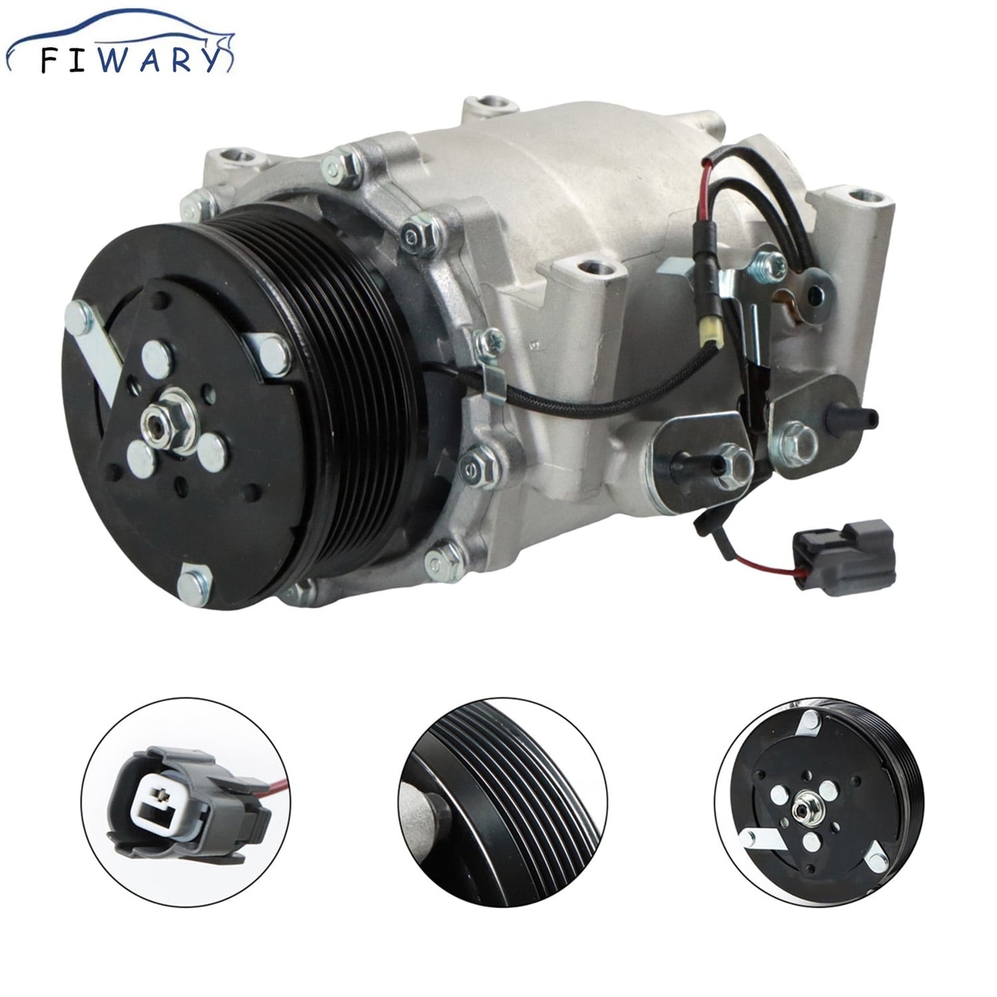 FIWARY AC Compressor Fits for 2002-2006 Honda CRV CR-V 2.4L CO 10663AC