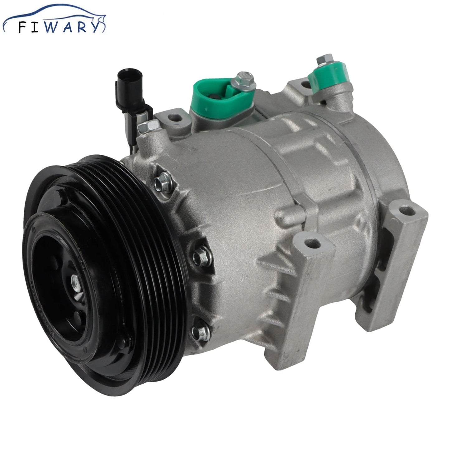 FIWARY AC Compressor Fits for Hyundai Santa Fe 2007-2009 3.3L 3.5L 2.7L Sonata 3.3 06-08 CO 10916C