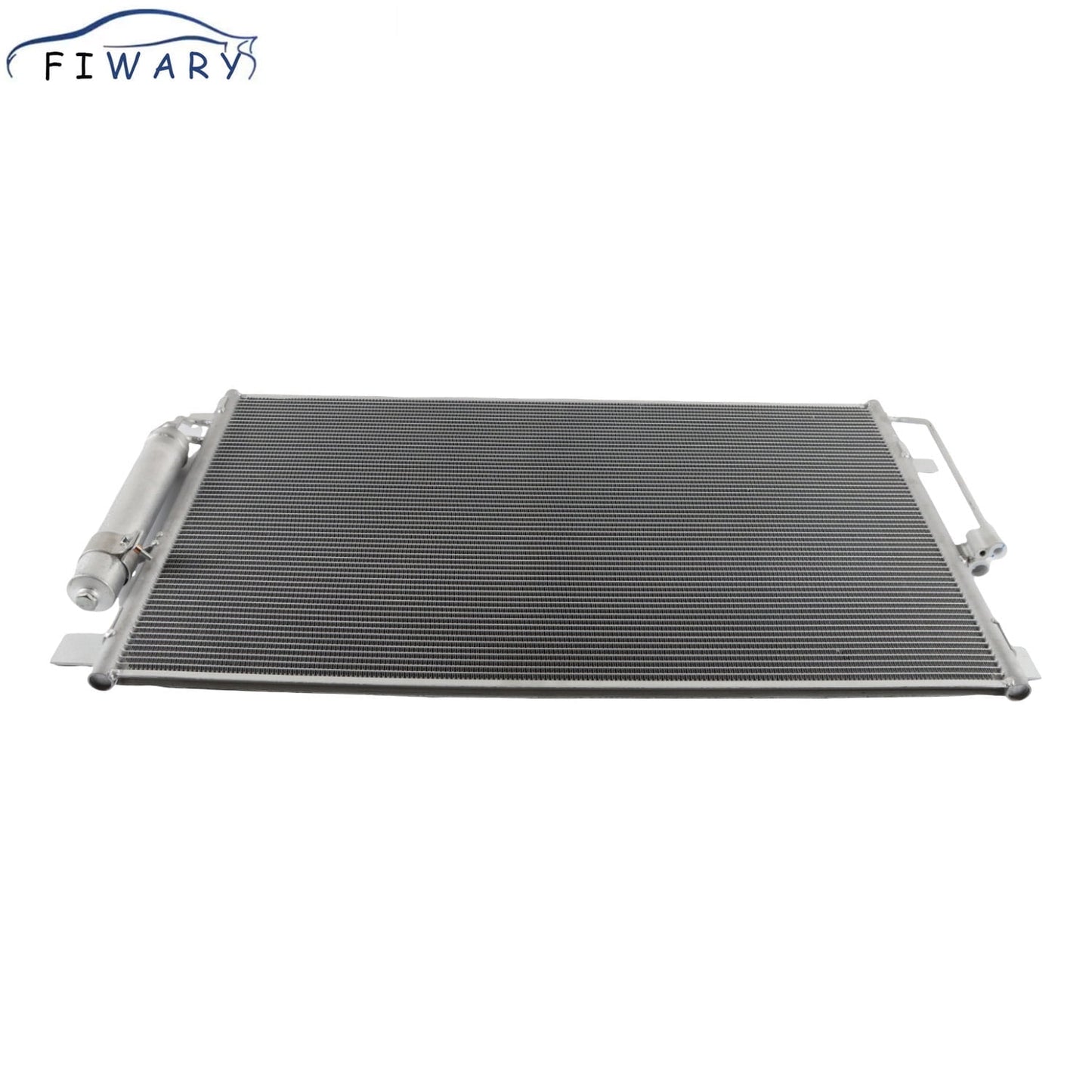 FIWARY AC Condenser with Receiver Drier 3639 Fit for Nissan Altima Maxima 3.5L Aluminum