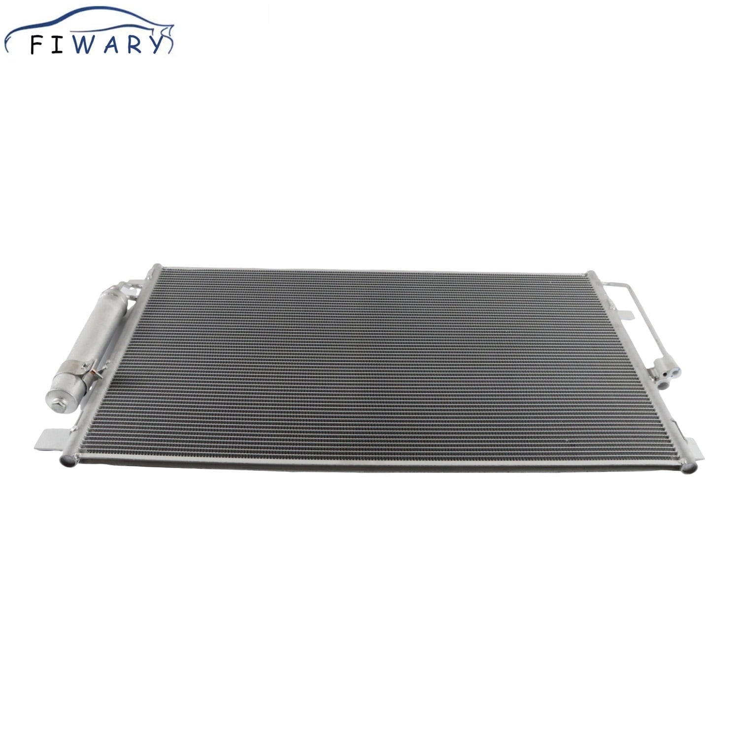 FIWARY AC Condenser with Receiver Drier 3639 Fit for Nissan Altima Maxima 3.5L Aluminum