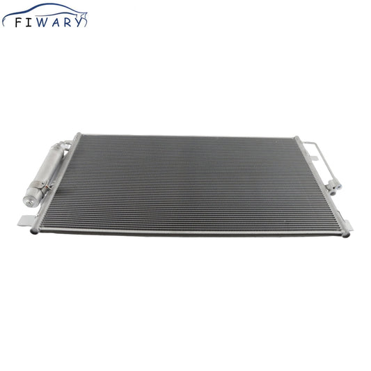 FIWARY AC Condenser with Receiver Drier 3639 Fit for Nissan Altima Maxima 3.5L Aluminum