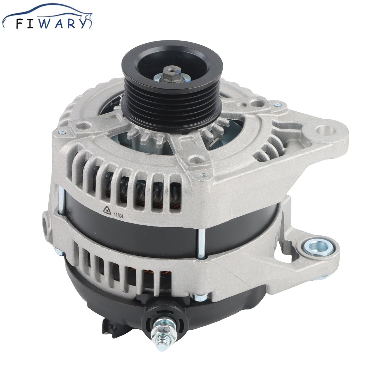 FIWARY Alternator Fits for 2010 2011 2012 Jeep Liberty 3.7L, 2011 Dodge Nitro 3.7L 11504