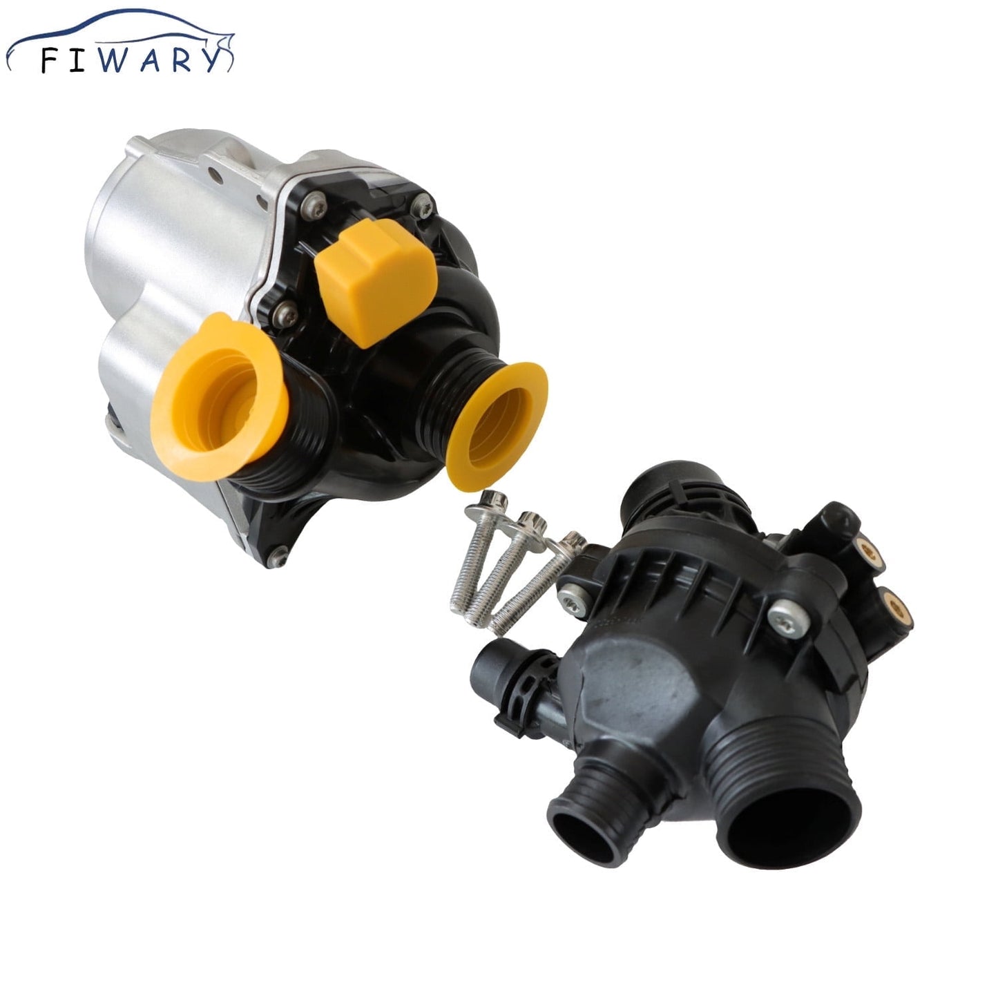 FIWARY Electric Water Pump With Thermostat for 2009-2014 BMW N54 N55 3.0L 135i 335i 535i 11517632426