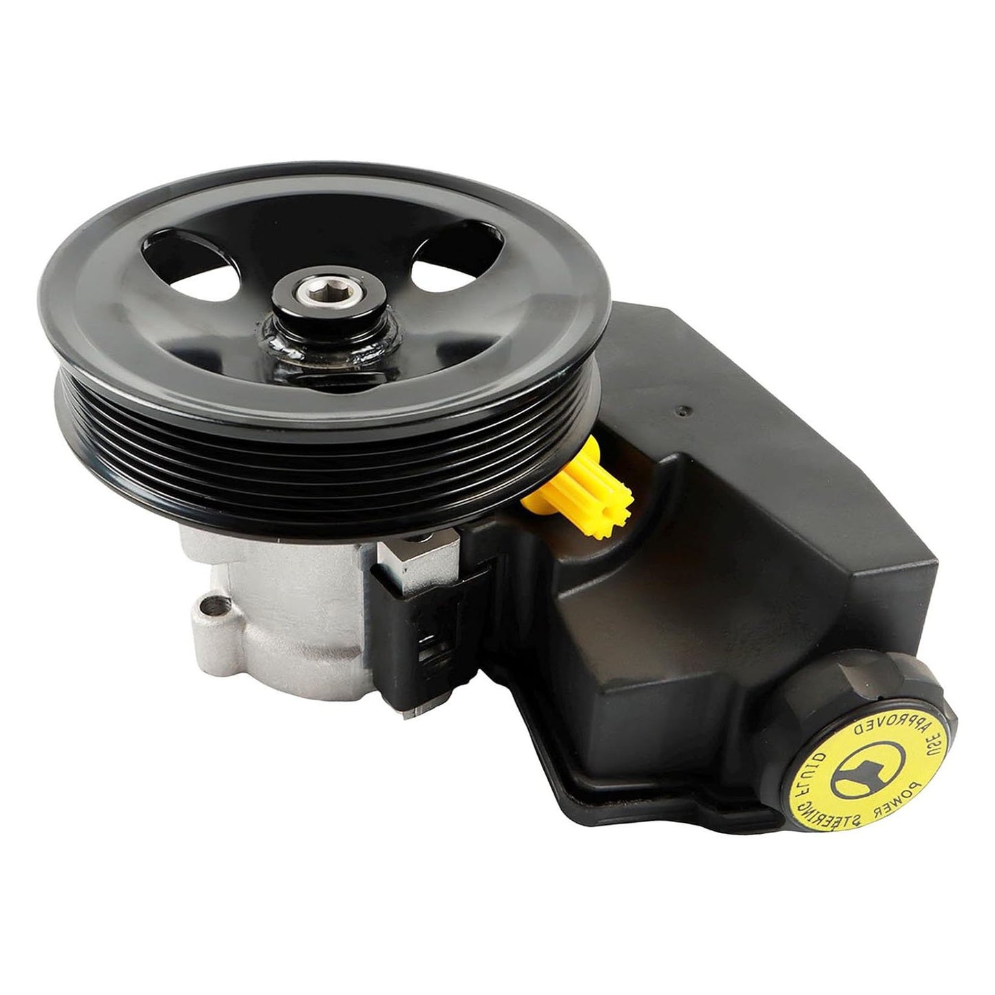 NAVOROGE Replace Part OE# 20-38771 52087871 52087871AB 2038771 Compatible with Cherokee L6 4.0L 1997-2001, XJ Wrangler L6 4.0L 1998-2003 Power Steering Pump