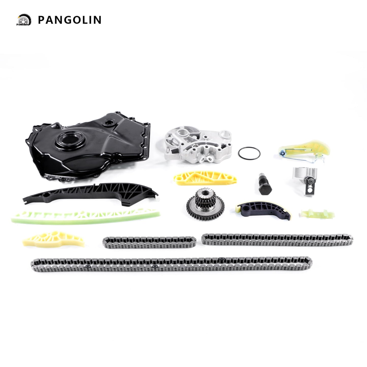 PANGOLIN Engine Timing Chain Kit Fit for 2008-2015 Audi A3 A5 A6 Q5 TT, Volkswagen Jetta Passat Beetle Tiguan CC GTI Timing Belt Kit Engine Replace Part OE 06H109467N, 06H109467R