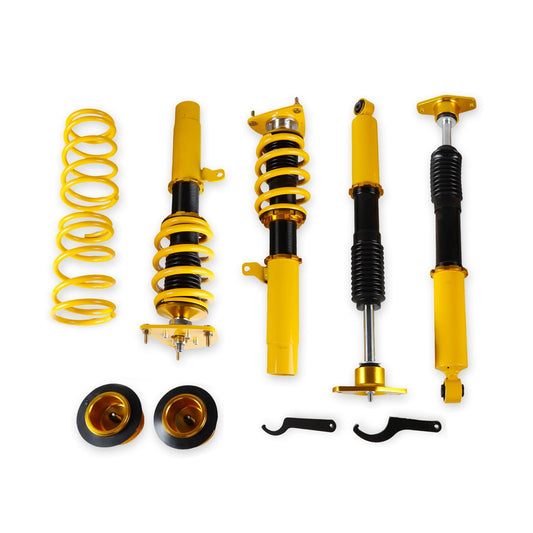 4pcs Coilover Adjustable Height Struts Suspension Springs For Mazda 3 2010-2013