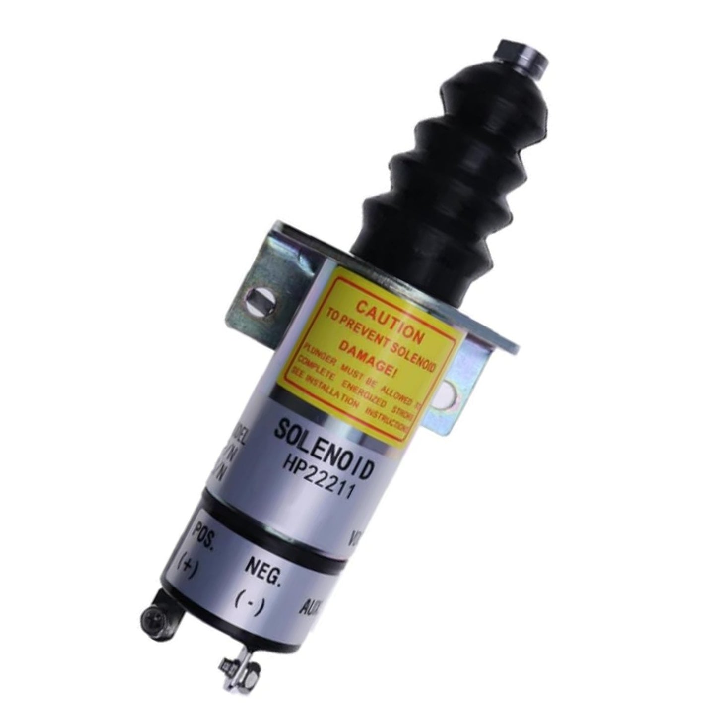 SINOCMP Fuel Shut Off Solenoid 1502-24C3U1B1S1 SA-5171-24 Fits for Woodward Engine Parts Accessories Excavator Stop Solenoid Valve Replace Part