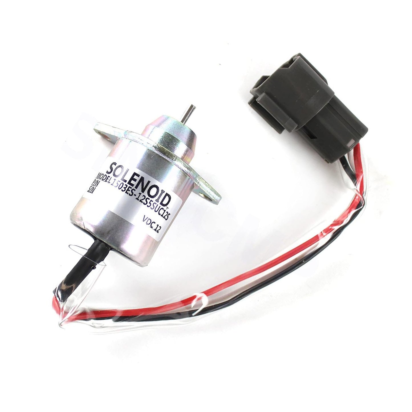 SINOCMP Fuel Shut Off Solenoid 1503ES-12S5SUC12S 119233-77932 for Yanmar 4TNV94 4TNV98 4TNV88 4TNV84 3TNV88-BPTB2, John Deere 4200 4300 4400 4500 4600 4700 Engine Parts Excavator Stop Solenoid Valve