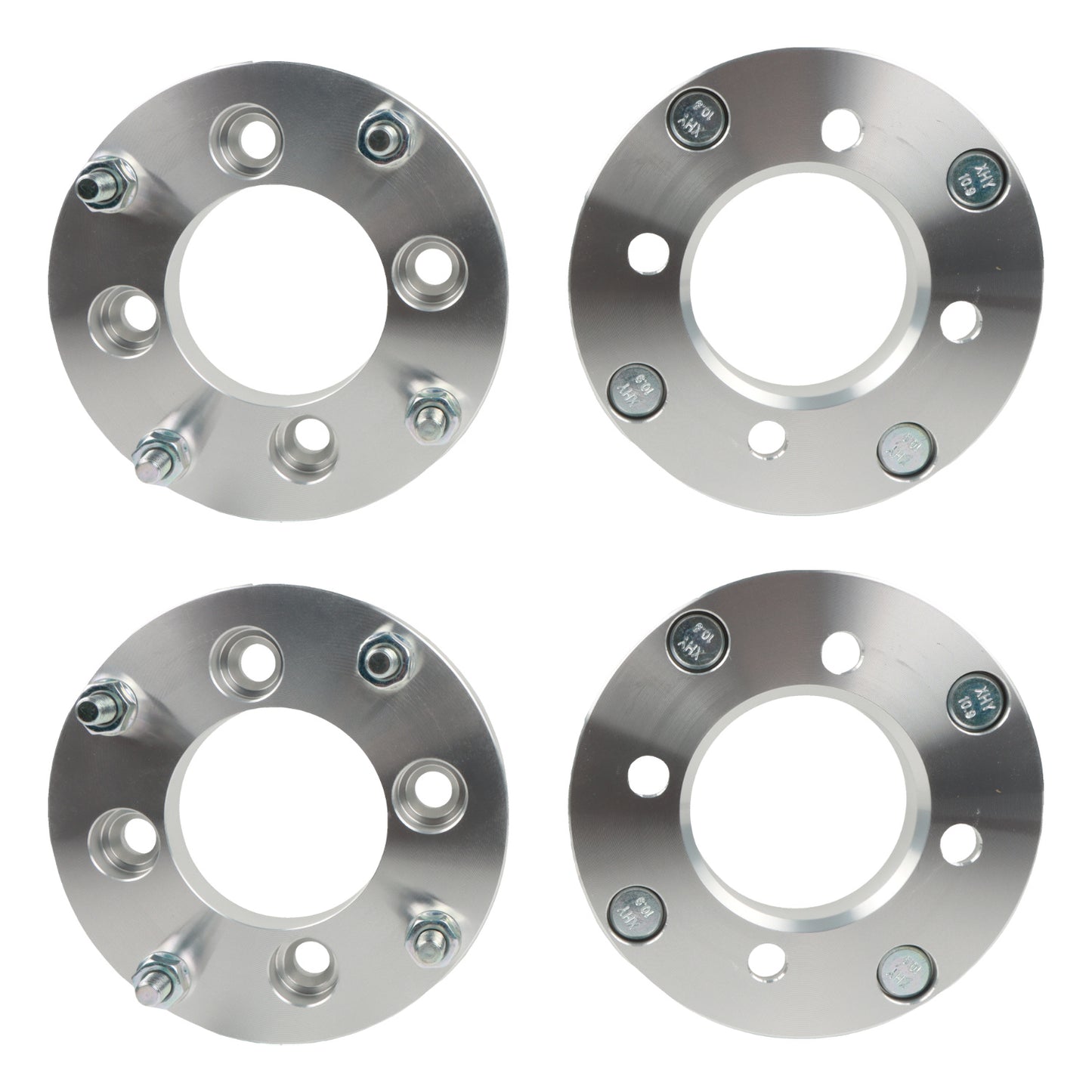 POLARPRA 4PCS Wheel Spacers 1inch 4x110 to 4x137mm£¬10x1.25 Studs 77.8mm Hub Bore£¬without lip hub Silver