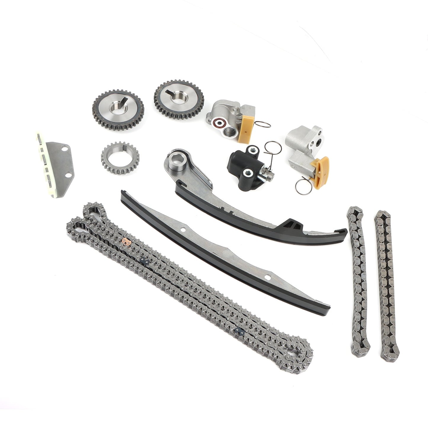 POLARPRA Engine Timing Chain Kit for NISSAN 2005-15 Xterra/2005-15 Frontier/2005-12 Pathfinder, 2012-15 NV1500/NV2500/NV3500, 2009-12 Suzuki Equator, 4.0L V6