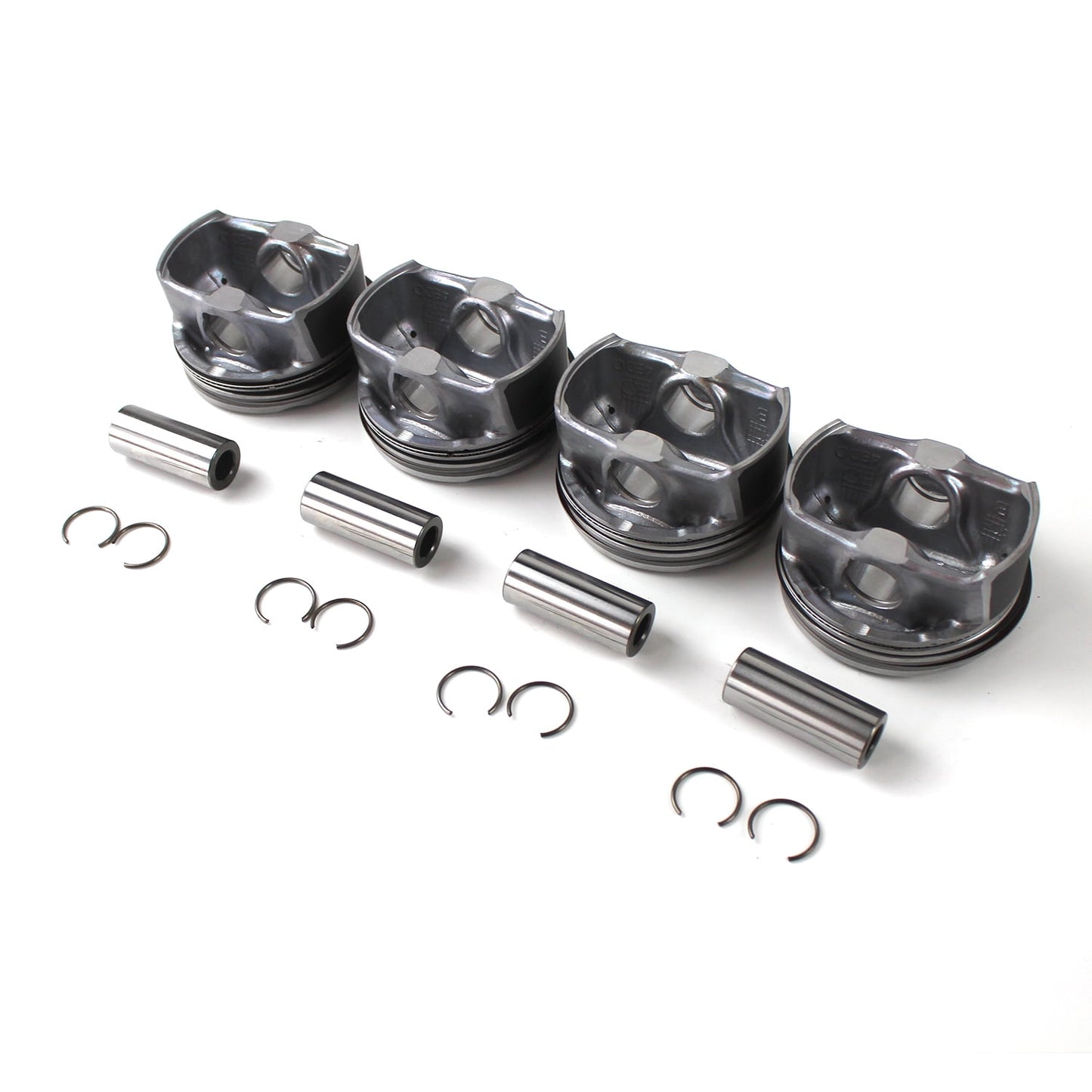 POLARPRA Engine Piston & Rings Set 23041-2E210 for Kia Soul Forte Forte5 Forte Koup 2.0L 2014 2015 2016 2017 2018 Aftermarket Parts