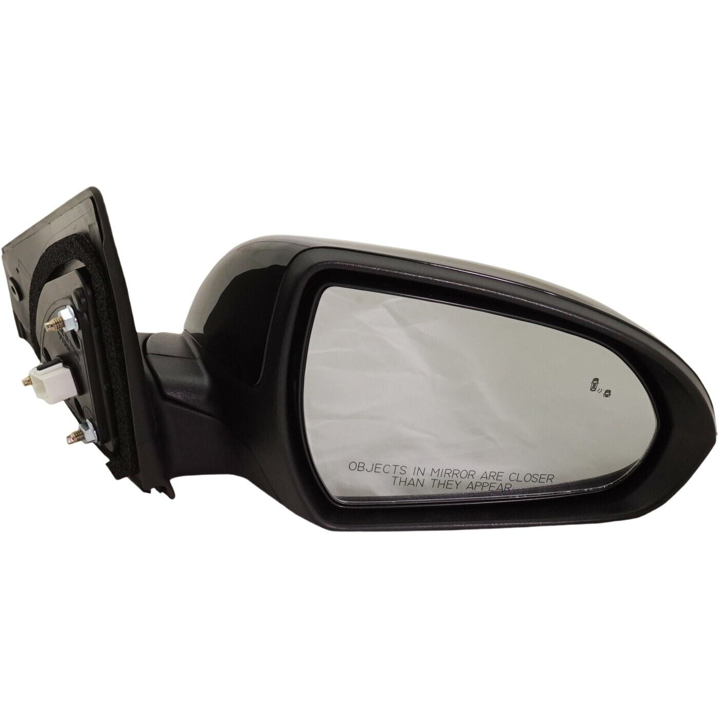 POLARPRA 1Pc Side Mirror For Hyundai Elantra 2017-2020 Black Right/Passenger 7 Pins HY1321226