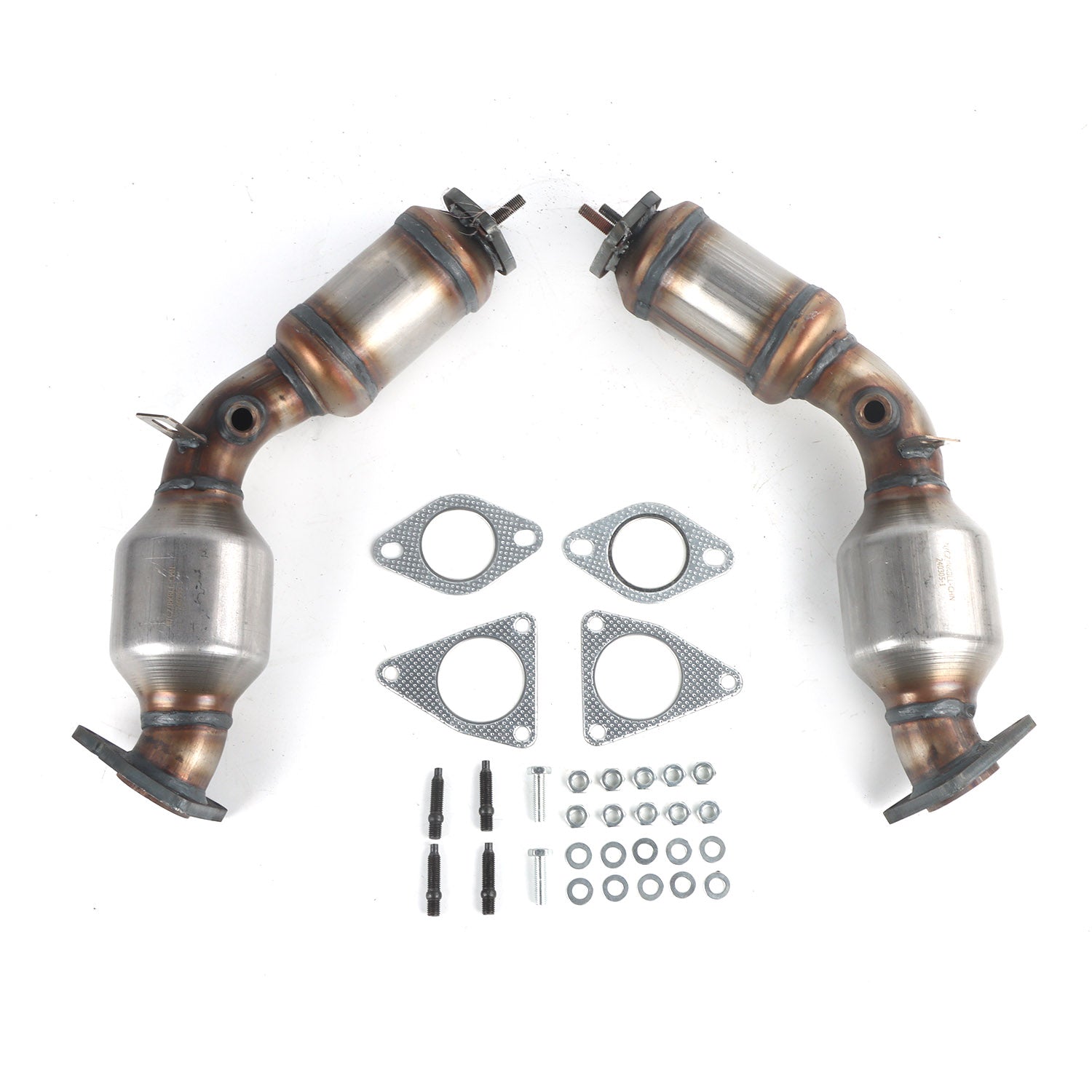 POLARPRA 2pcs Catalytic Converter for 2008-2012 Infiniti G35 3.5L 17116 17115