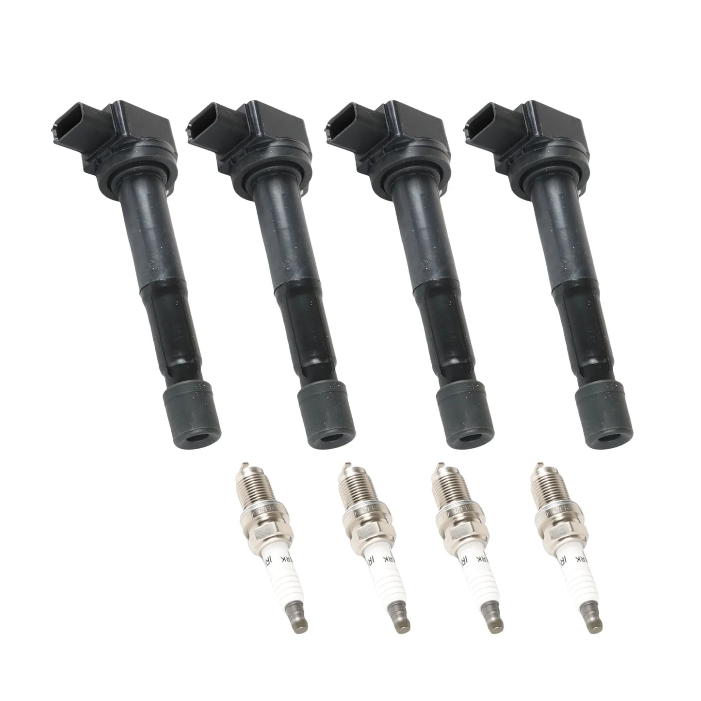 POLARPRA 4pcs Ignition Coils+4pcs Iridium Spark Plug for 2004-2008 Acura TSX UF417+6994