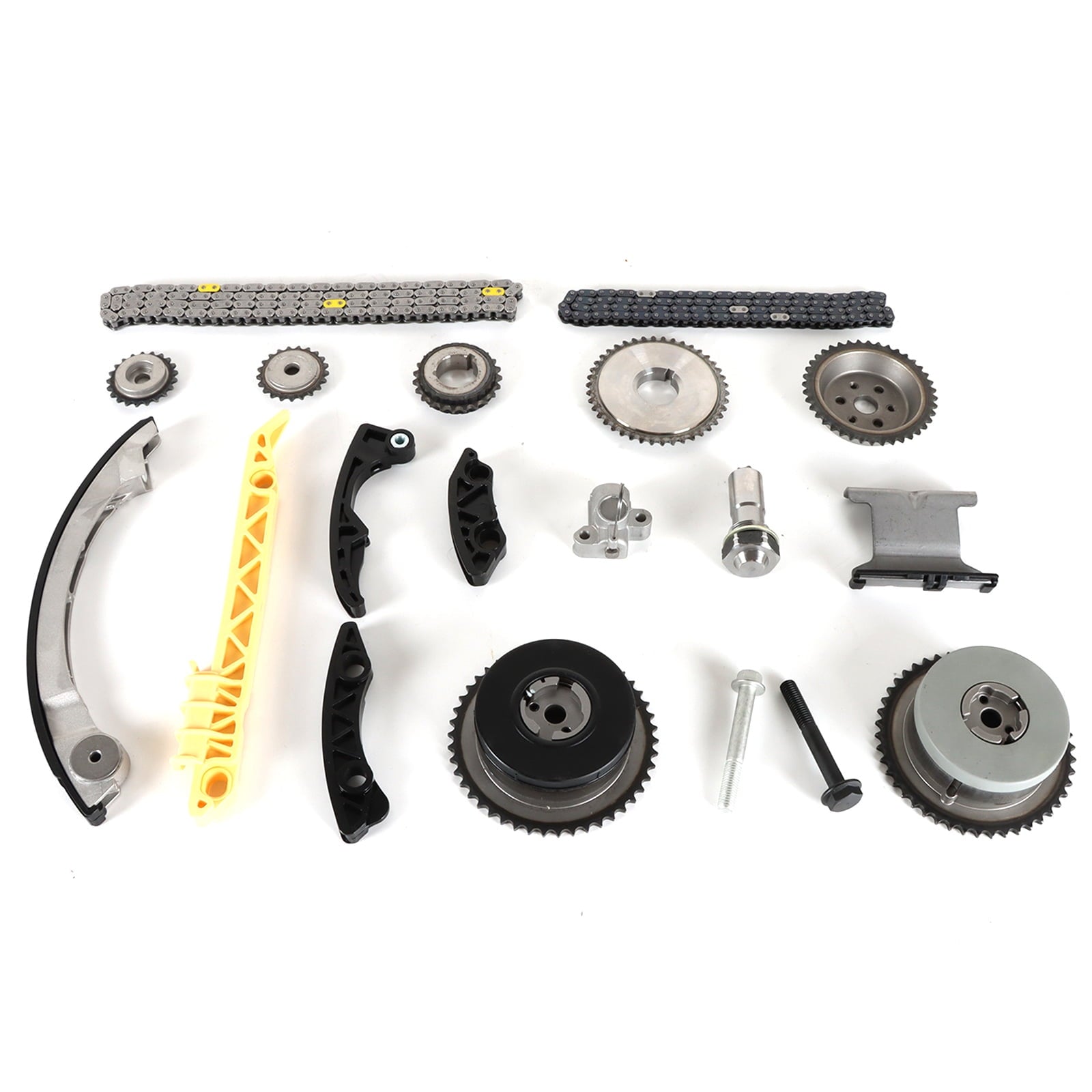 POLARPRA Timing Chain Kit VCT Selenoid Actuator Gear For GM Ecotec 2.2L 2.4L Buick Chevy