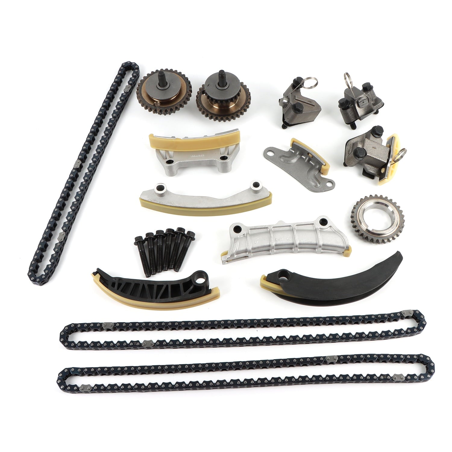 POLARPRA Engine Timing Chain Kit 9-0753S Chevrolet Buick Pontiac Cadillac Saturn 3.6L 3.0L