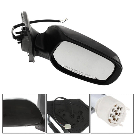 POLARPRA 1Pc Side Mirror For Toyota Corolla 2009-2013 Black Right/Passenger 5 Pins TO1321247