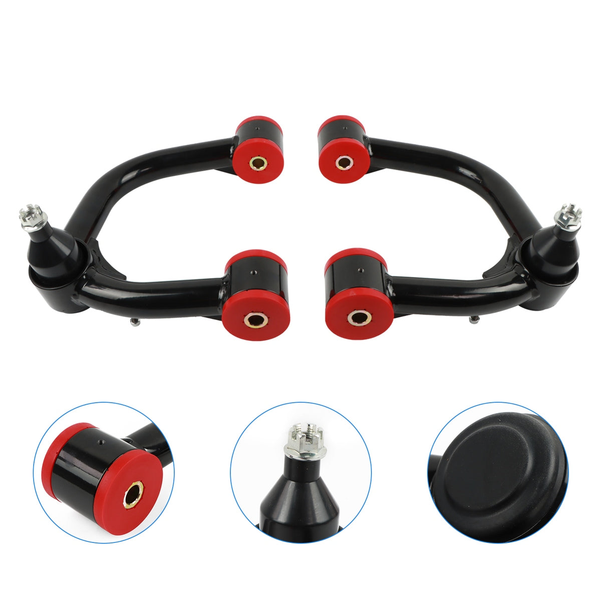 POLARPRA 2-4 Lift Front Upper Control Arms for 2003-2022 4Runner 2007-14 FJ Cruiser 2003-2009 GX470 2010-2016 GX460