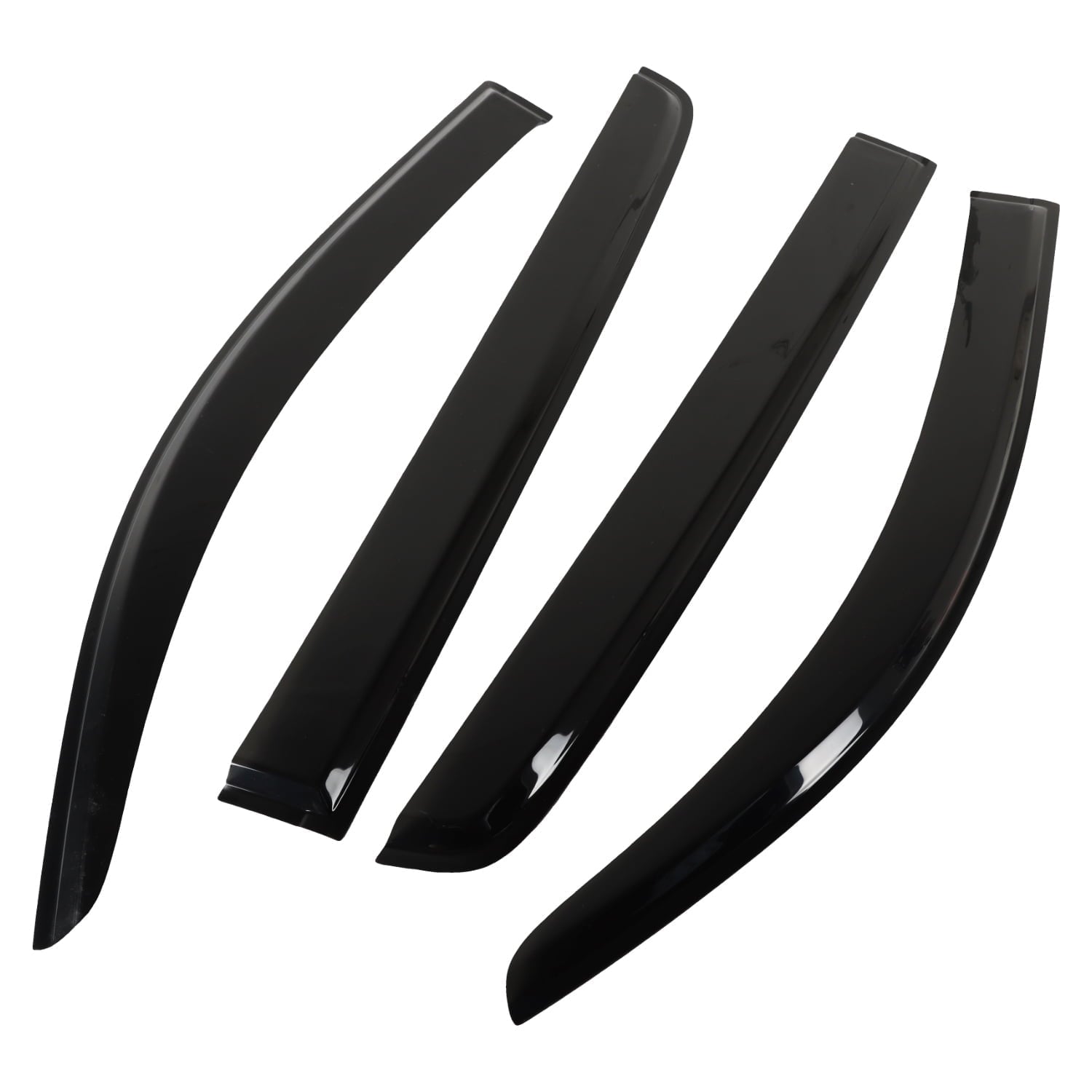POLARPRA 4PCS Window Visors Deflectors Vent Guards Sun Wind Rain Shield Fits for 2016-2022 Toyota Tundra Crewmax