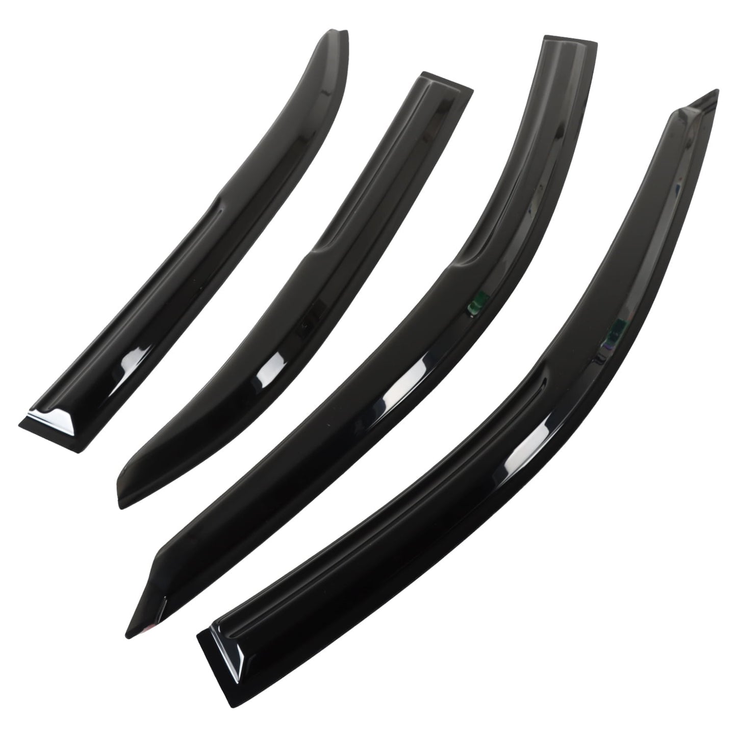 POLARPRA Window Visors Rain Guards for 2003-2008 Toyota Corolla Sedan JDM Mugen Style