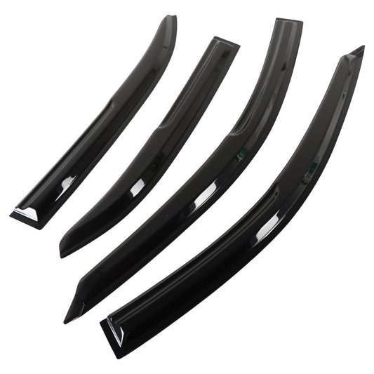 POLARPRA Window Visors Rain Guards for 2003-2008 Toyota Corolla Sedan JDM Mugen Style