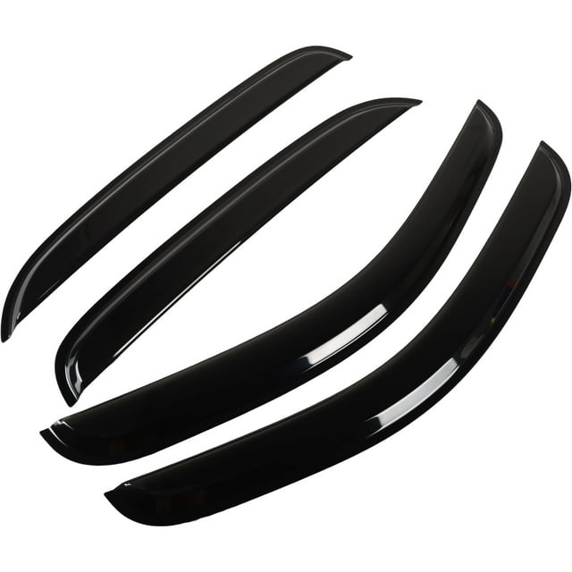 POLARPRA 4PCS Window Visors for 2007-2013 Chevy Silverado 1500/GMC Sierra 1500 Crew Cab