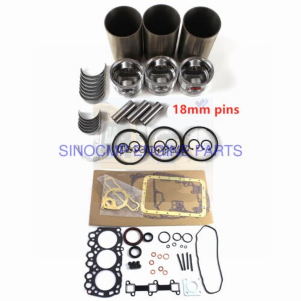 L3E L3E-61SDH Engine Rebuild Kit For Mitsubishi Volvo EC15 Excavator 18mm Pin