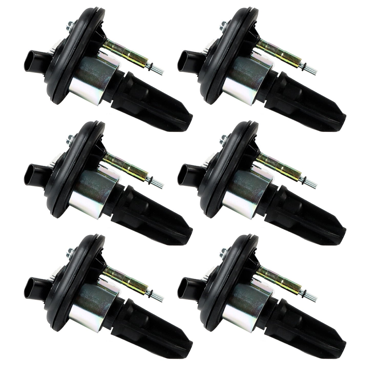 POLARPRA 6pcs Ignition Coils For Cassette 02-05 Chevy Trailblazer Canyon Envoy GMC UF303