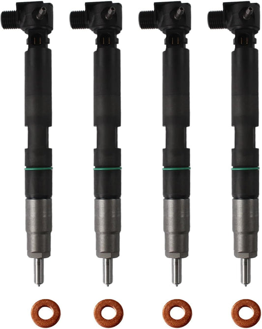 POLARPRA 4pcs Fuel Injectors fits for Bobcat D24 Doosan Delphi Replace OE 7275454 28337917 400903-00074D