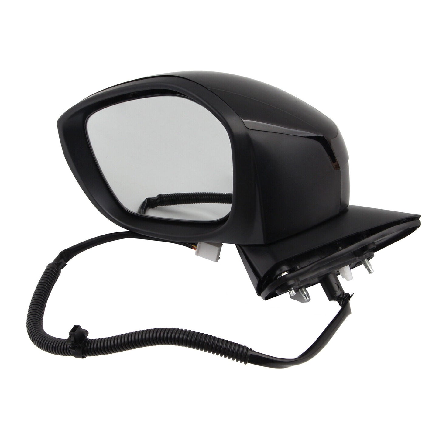 POLARPRA 1Pc Side Mirror For Honda Civic 2022-2023 Black Left/Driver 3 Pins HO1320350