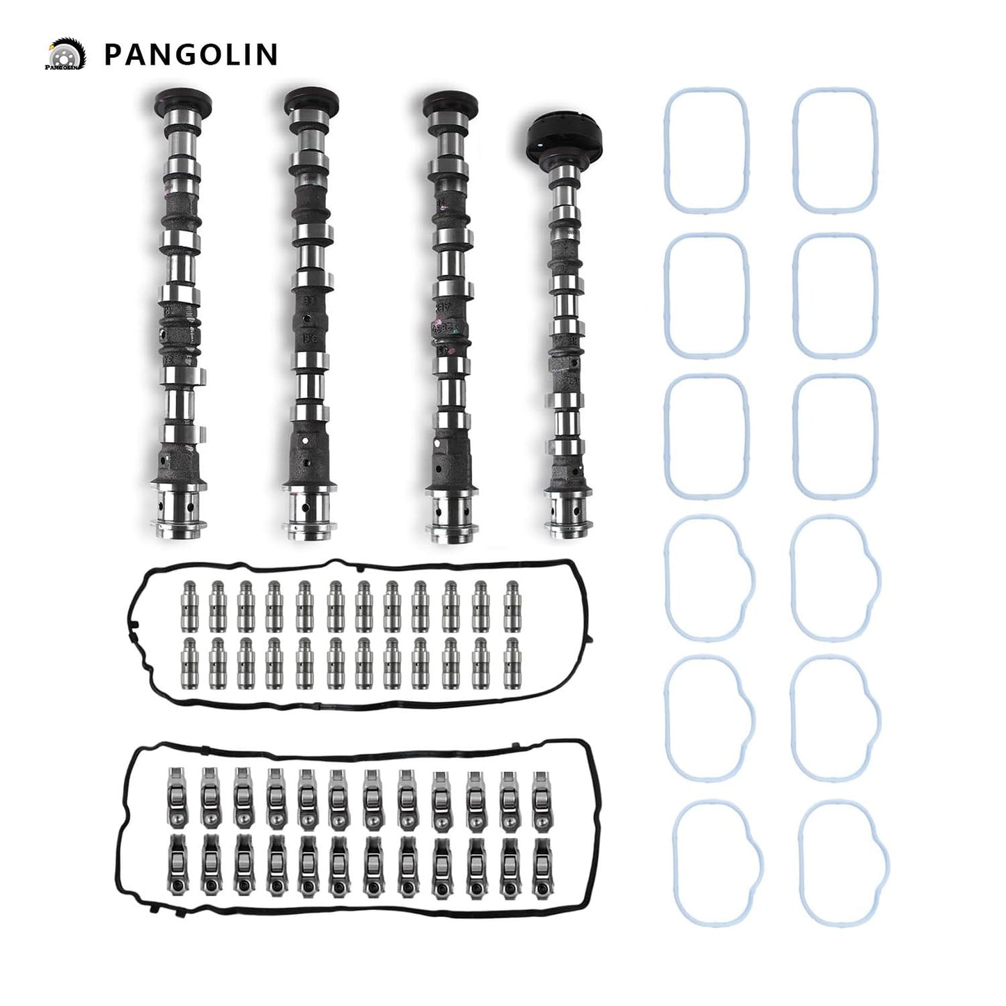 PANGOLIN 1 Set of Engine Camshafts Rockers Lifters Kit 5184377AG 5184378AG Fits for Jeep Dodge RAM 3.6L V6 Engine 2011-2016 Aftermarket Parts, Replacement OE 5184379AG 5184380AG