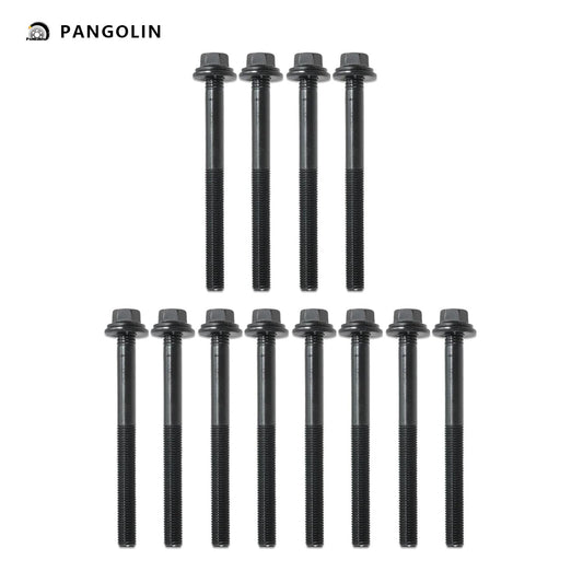 PANGOLIN 12Pcs Engine Cylinder Head Bolt Set ES72467 Fit for 2011-2016 Chrysler 200 300, Dodge Charger Journey, Jeep Wrangler, Volkswagen Routan Engine Camshaft Bolt Aftermarket Replace Part