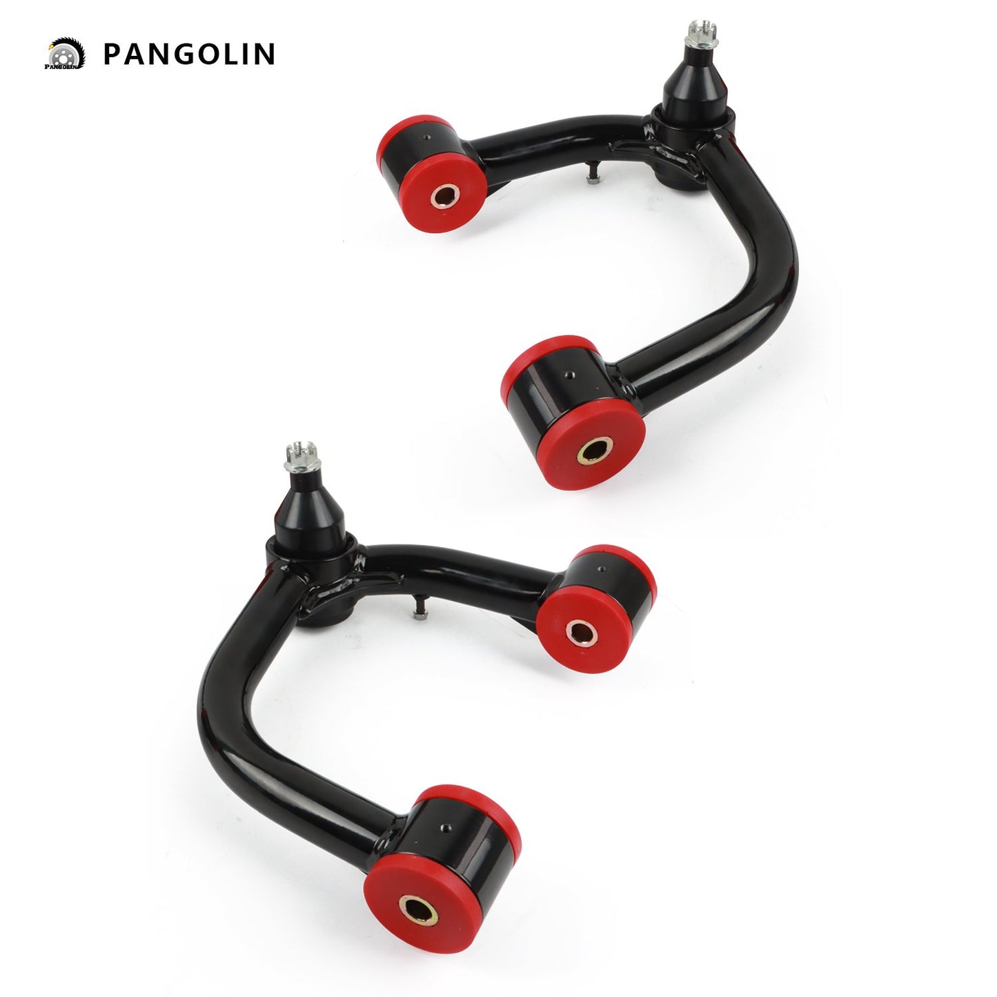 PANGOLIN 2Pcs 2-4" Lift Front Upper Control Arms Fits for 2003-2022 Toyota FJ Cruiser 4Runner, 2003-2016 Lexus GX460 GX470 Adjustable Suspension Control Arms with Ball Joint