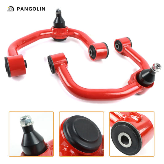 PANGOLIN 2Pcs 2-4" Lift Front Upper Control Arms Fits for 2004-2023 F-150 2WD 4WD Control Arms Adjustable Suspension Control Arms with Ball Joint