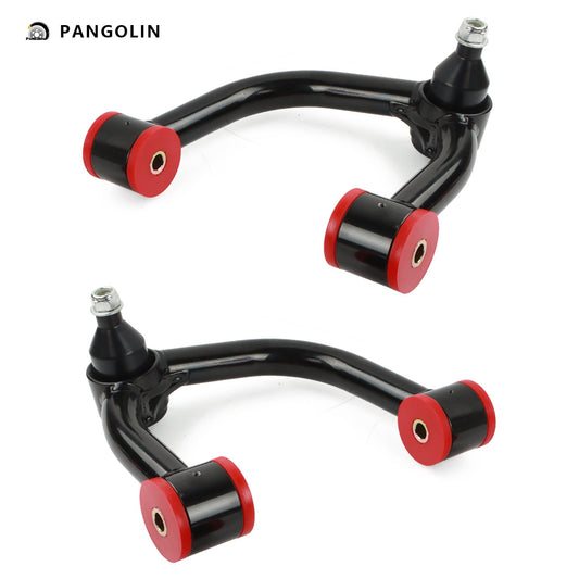 PANGOLIN 2Pcs 2-4" Lift Front Upper Control Arms Fits for 2005-2022 Toyota Tacoma Control Arms Adjustable Suspension Control Arms with Ball Joint