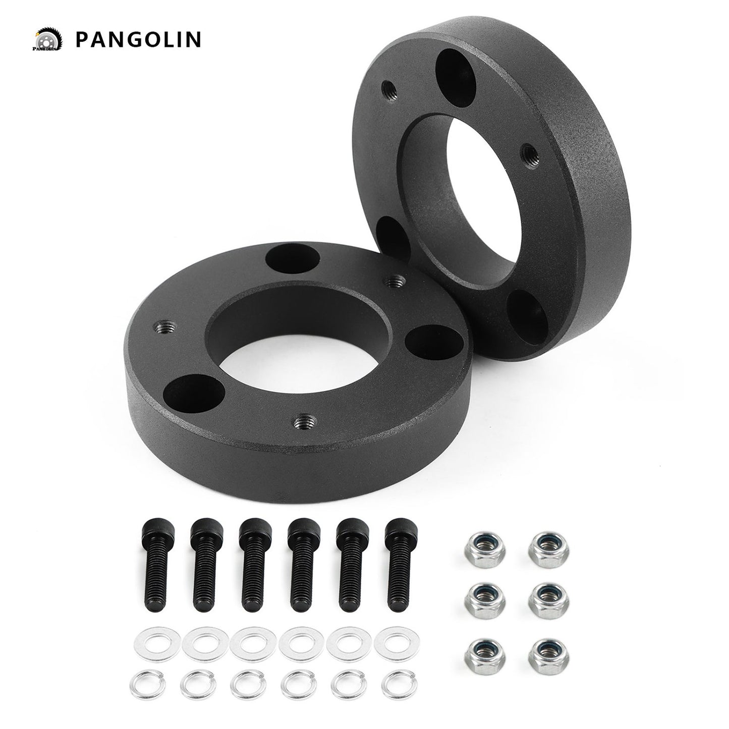 PANGOLIN 2Pcs 2" Front Leveling Lift Kit Fit for 2004-2022 F-150 Expedition, 2005-2008 Lincoln Mark LT Suspension Leveling Kit Automotive Professional Replacement Parts