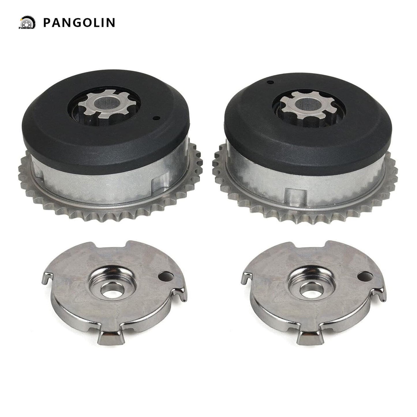 PANGOLIN 2Pcs Intake & Exhaust Camshaft Adjuster Sprocket 11367583207 11367583208 Fits for BMW N51 N52 N55 128i 135i 135is Aftermarket Parts 11317545959 11367522290