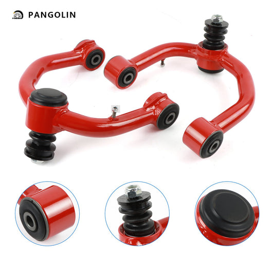 PANGOLIN 2Pcs Lift Front Upper Control Arms Fits for 1995-2004 Toyota Tacoma, 1996-2002 Toyota 4Runner Control Arms Adjustable Suspension 2-4" Control Arms with Ball Joint