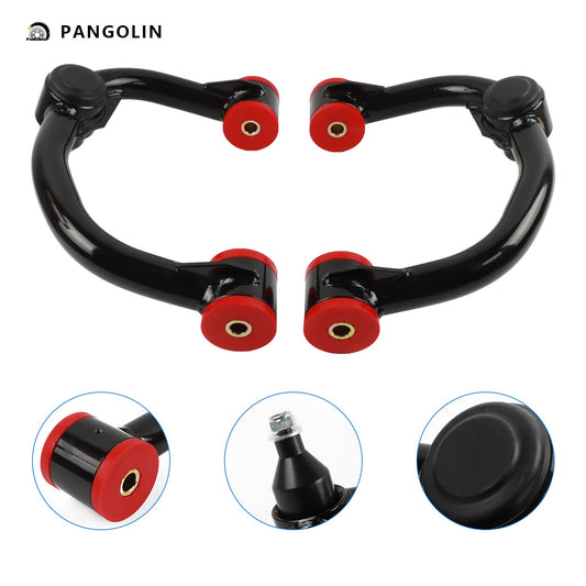 PANGOLIN 2Pcs Lift Front Upper Control Arms Fits for 2004-2020 F-150 4X4, 2009-2020 F-150 2WD Control Arms Adjustable Suspension 2-4" Control Arms with Ball Joint